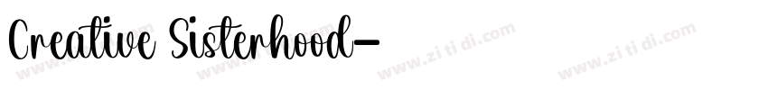 Creative Sisterhood字体转换